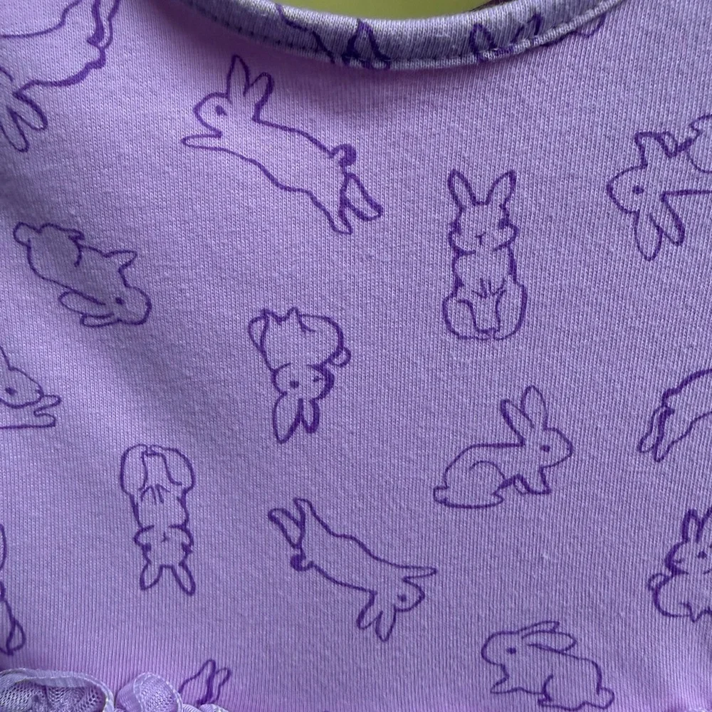 Cat & Jack Purple Bunny Easter Tulle Dress 3T